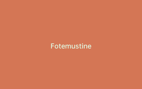 Fotemustine