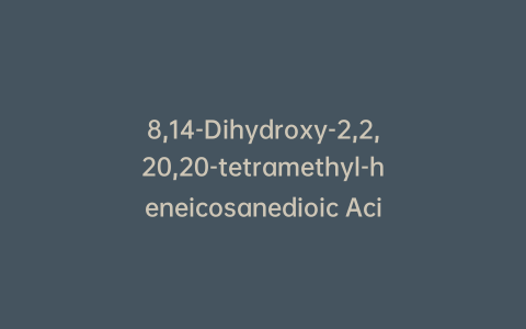 8,14-Dihydroxy-2,2,20,20-tetramethyl-heneicosanedioic Acid