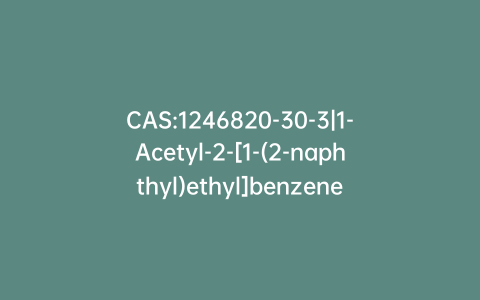 CAS:1246820-30-3|1-Acetyl-2-[1-(2-naphthyl)ethyl]benzene