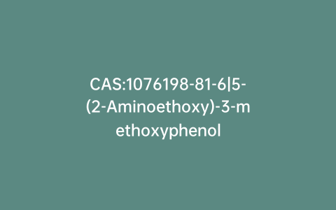 CAS:1076198-81-6|5-(2-Aminoethoxy)-3-methoxyphenol