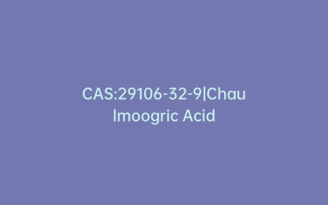 CAS:29106-32-9|Chaulmoogric Acid