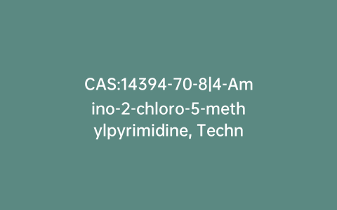 CAS:14394-70-8|4-Amino-2-chloro-5-methylpyrimidine, Technical grade >80%