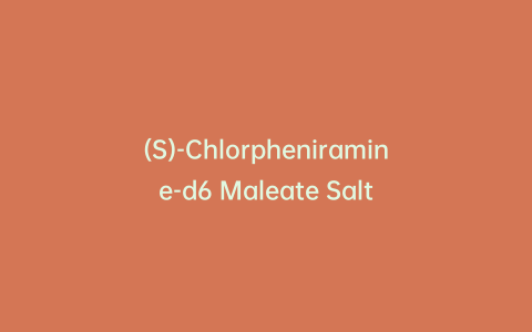 (S)-Chlorpheniramine-d6 Maleate Salt