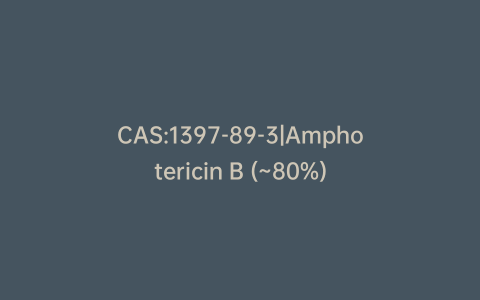CAS:1397-89-3|Amphotericin B (~80%)