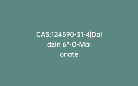 CAS:124590-31-4|Daidzin 6”-O-Malonate