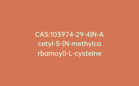 CAS:103974-29-4|N-Acetyl-S-(N-methylcarbamoyl)-L-cysteine