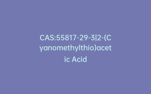 CAS:55817-29-3|2-(Cyanomethylthio)acetic Acid