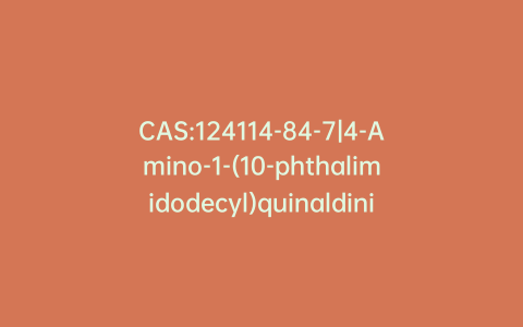 CAS:124114-84-7|4-Amino-1-(10-phthalimidodecyl)quinaldinium Iodide