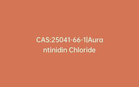 CAS:25041-66-1|Aurantinidin Chloride