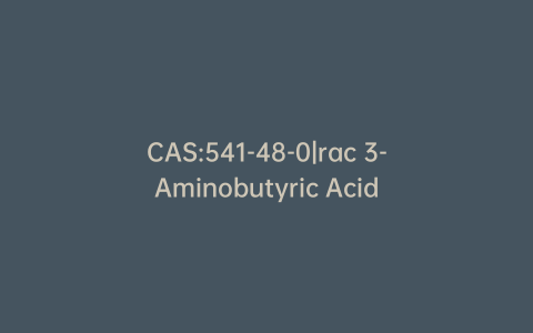CAS:541-48-0|rac 3-Aminobutyric Acid
