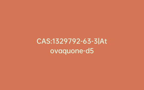 CAS:1329792-63-3|Atovaquone-d5