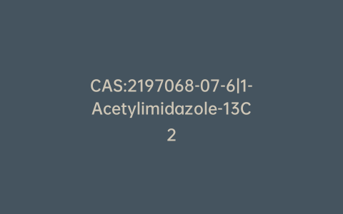 CAS:2197068-07-6|1-Acetylimidazole-13C2