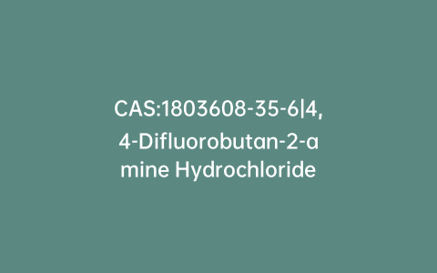 CAS:1803608-35-6|4,4-Difluorobutan-2-amine Hydrochloride