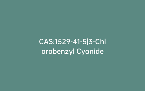 CAS:1529-41-5|3-Chlorobenzyl Cyanide