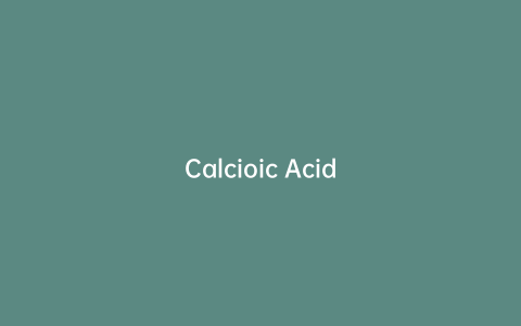 Calcioic Acid