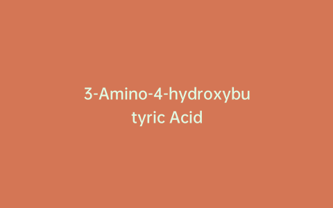 3-Amino-4-hydroxybutyric Acid