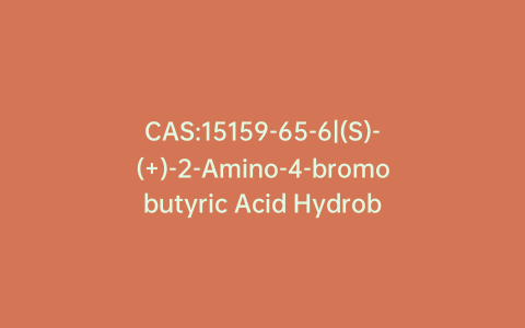 CAS:15159-65-6|(S)-(+)-2-Amino-4-bromobutyric Acid Hydrobromide (~90%)