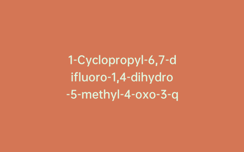 1-Cyclopropyl-6,7-difluoro-1,4-dihydro-5-methyl-4-oxo-3-quinolinecarboxylic Acid-d4