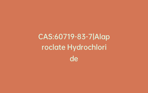 CAS:60719-83-7|Alaproclate Hydrochloride