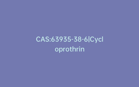 CAS:63935-38-6|Cycloprothrin