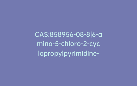 CAS:858956-08-8|6-amino-5-chloro-2-cyclopropylpyrimidine-4-carboxylic Acid