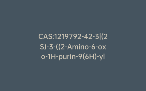 CAS:1219792-42-3|(2S)-3-((2-Amino-6-oxo-1H-purin-9(6H)-yl)methoxy)-2-hydroxypropyl 2-amino-3-methylbutanoate