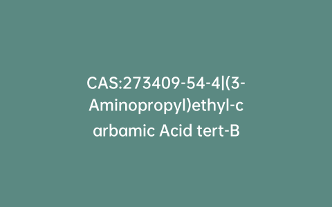 CAS:273409-54-4|(3-Aminopropyl)ethyl-carbamic Acid tert-Butyl Ester