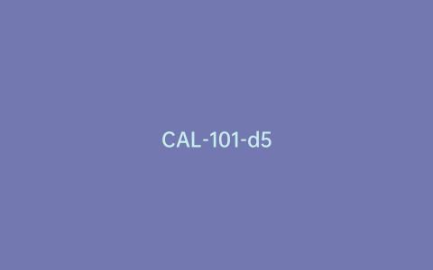 CAL-101-d5