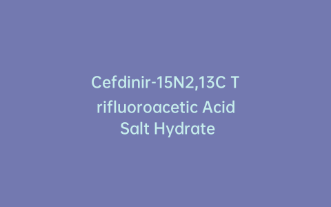 Cefdinir-15N2,13C Trifluoroacetic Acid Salt Hydrate