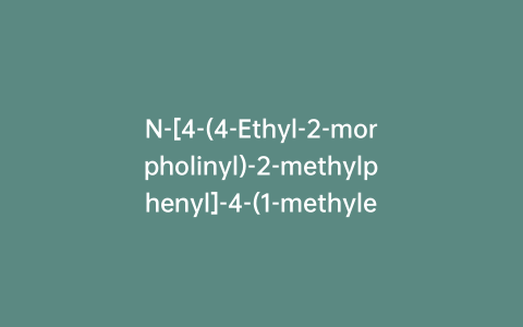 N-[4-(4-Ethyl-2-morpholinyl)-2-methylphenyl]-4-(1-methylethyl)benzenesulfonamide-d4
