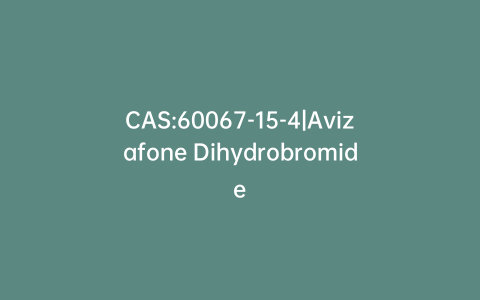 CAS:60067-15-4|Avizafone Dihydrobromide