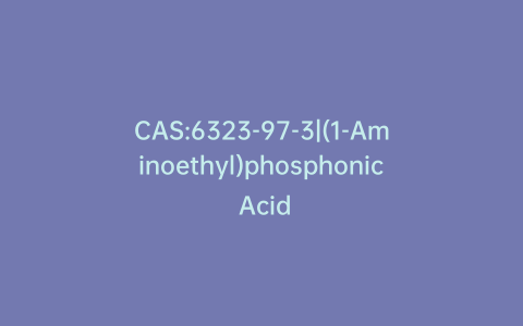 CAS:6323-97-3|(1-Aminoethyl)phosphonic Acid