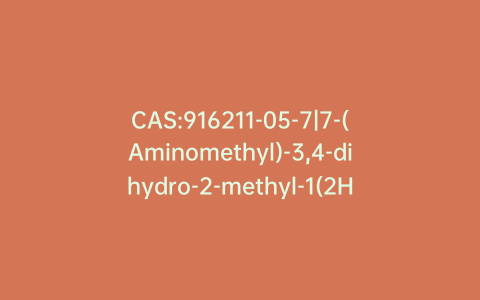 CAS:916211-05-7|7-(Aminomethyl)-3,4-dihydro-2-methyl-1(2H)-isoquinolinone Hydrochloride
