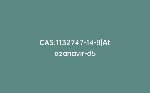 CAS:1132747-14-8|Atazanavir-d5