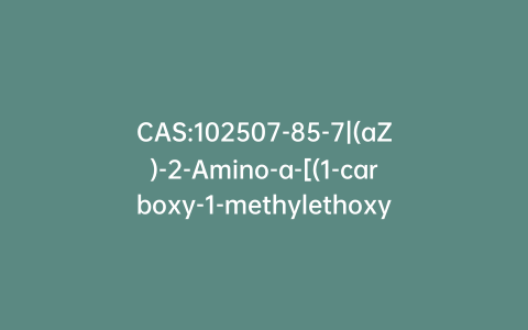 CAS:102507-85-7|(aZ)-2-Amino-a-[(1-carboxy-1-methylethoxy)imino]-4-thiazoleacetic Acid