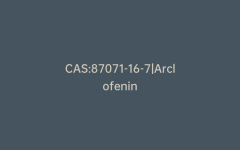 CAS:87071-16-7|Arclofenin