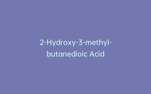 2-Hydroxy-3-methyl-butanedioic Acid