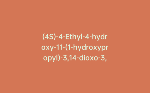 (4S)-4-Ethyl-4-hydroxy-11-(1-hydroxypropyl)-3,14-dioxo-3,4,12,14-tetrahydro-1H-pyrano[3′,4′:6,7]indolizino[1,2-b]quinolin-9-yl [1,4′-bipiperidine]-1′-carboxylate