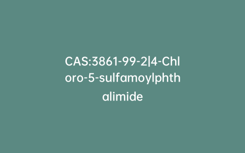 CAS:3861-99-2|4-Chloro-5-sulfamoylphthalimide