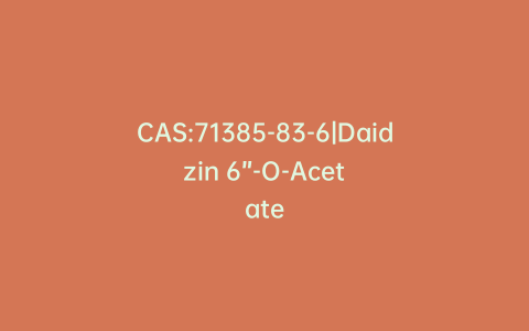 CAS:71385-83-6|Daidzin 6”-O-Acetate