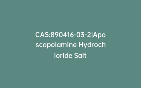 CAS:890416-03-2|Aposcopolamine Hydrochloride Salt
