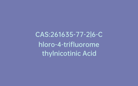 CAS:261635-77-2|6-Chloro-4-trifluoromethylnicotinic Acid