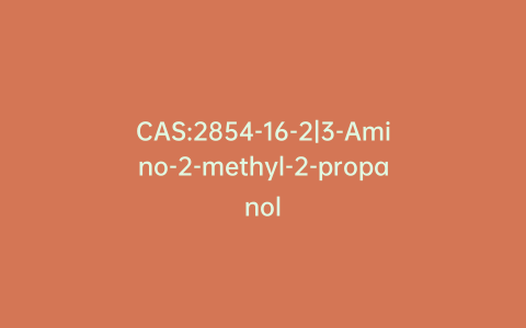 CAS:2854-16-2|3-Amino-2-methyl-2-propanol