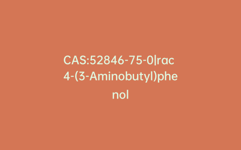 CAS:52846-75-0|rac 4-(3-Aminobutyl)phenol