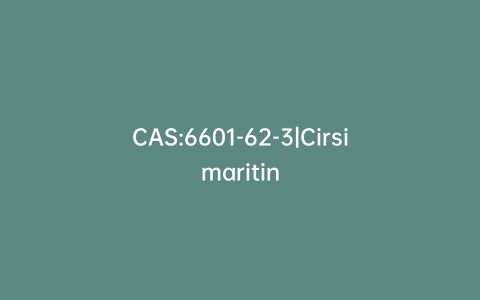 CAS:6601-62-3|Cirsimaritin