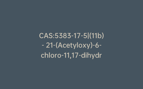 CAS:5383-17-5|(11b)- 21-(Acetyloxy)-6-chloro-11,17-dihydroxypregna-1,4,6-triene-3,20-dione