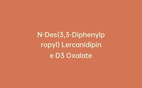 N-Des(3,3-Diphenylpropyl) Lercanidipine D3 Oxalate