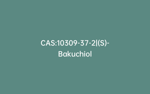 CAS:10309-37-2|(S)-Bakuchiol