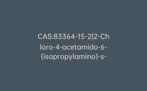 CAS:83364-15-2|2-Chloro-4-acetamido-6-(isopropylamino)-s-triazine