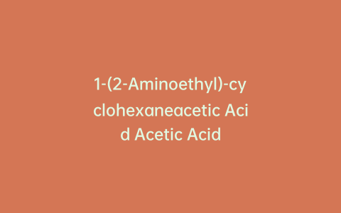 1-(2-Aminoethyl)-cyclohexaneacetic Acid Acetic Acid